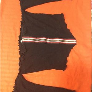 Off the shoulder crop top